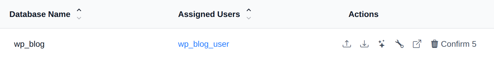 Delete button turned into a Confirm button with a countdown after the first click