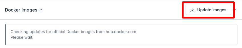 openadmin docker update 1