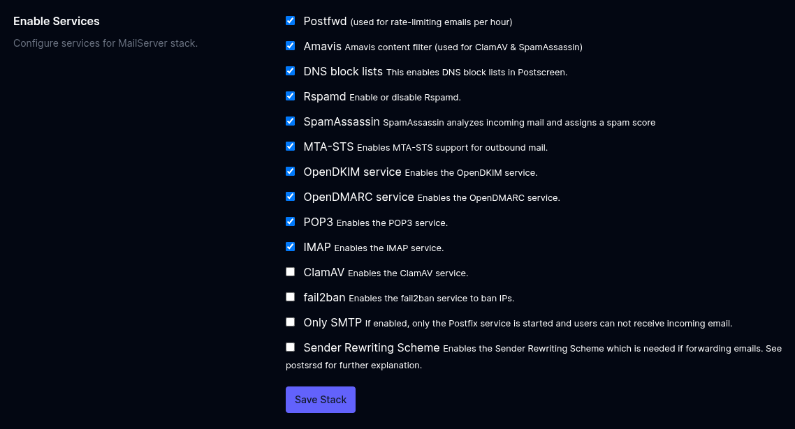 openadmin_emails_settings_services