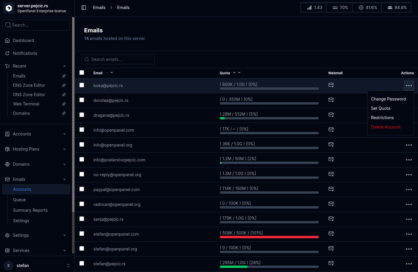 openadmin domains add
