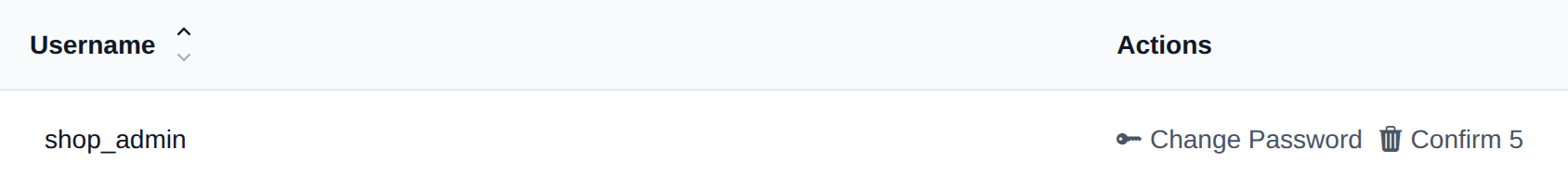 Delete button turned into a Confirm button with a countdown after the first click