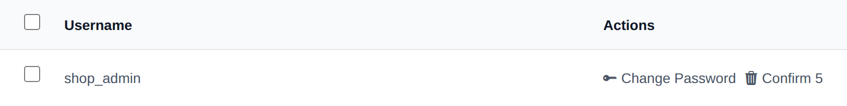 Delete button turned into a Confirm button with a countdown after the first click