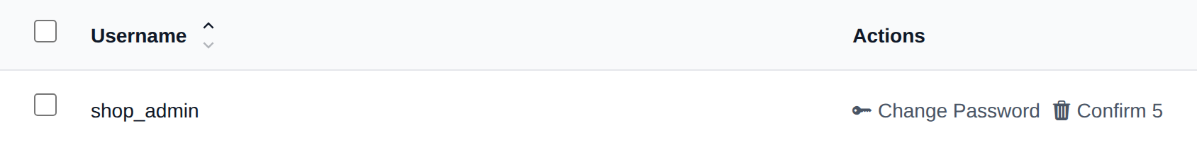 Delete button turned into a Confirm button with a countdown after the first click