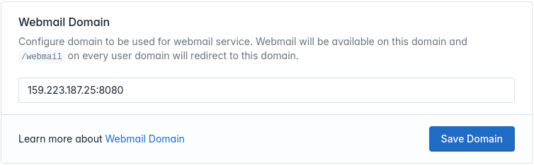 webmail domain