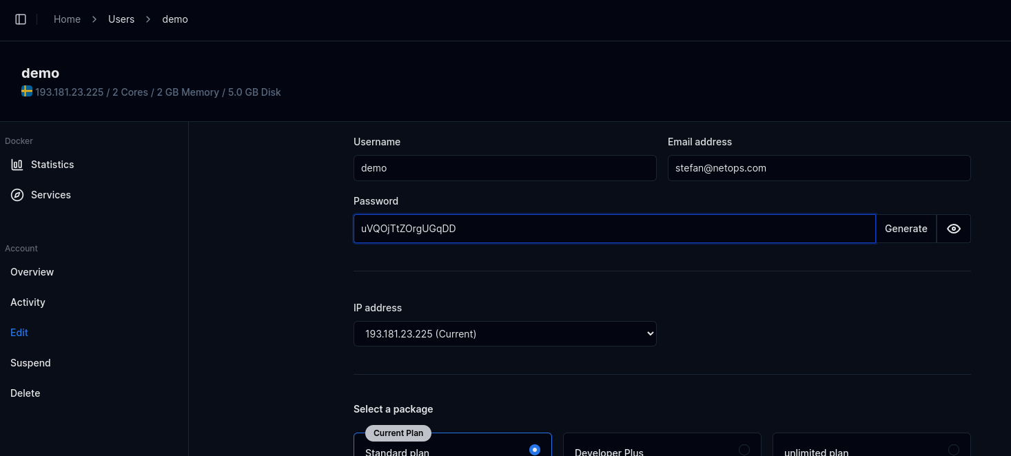 add new user openadmin