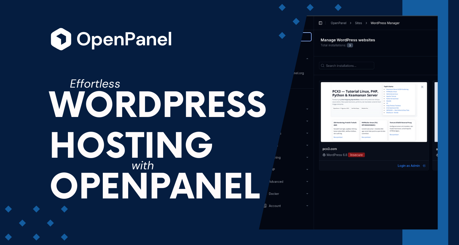 Effortless WordPress Hosting with OpenPanel